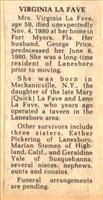 Lafave, Virginia